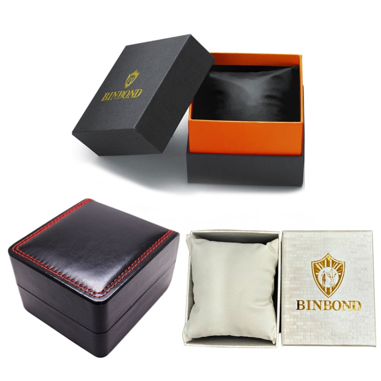 BINBOND Watch Packaging Box Gift Box, Spec: Black Leather - free shipping - PMc TechLife - Order now!