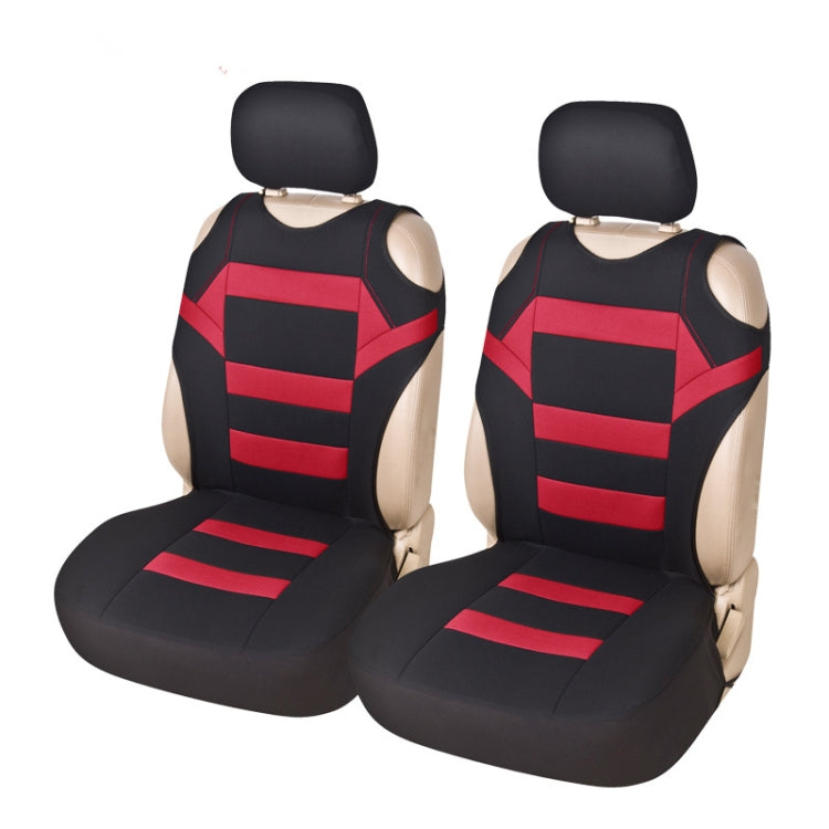 Car Vest Style Double Front Seat Interior Seat Cover(Red) - free shipping - PMC Jewellery - Order now!