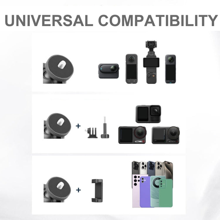 Magnetic Aluminum Alloy Ball Head Mount for Sports Cameras and Mobile Phones - free shipping - PMC TechLife - Order now!