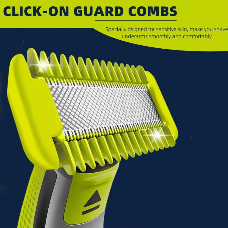 14-length Guide Comb Guard for Philips OneBlade QP25XX / QP26XX / QP27XX / QP28XX Series, Spec: Only Comb Guard - Accessories by PMC TechLife | Online Shopping South Africa | PMC TechLife | Buy Now Pay Later Mobicred
