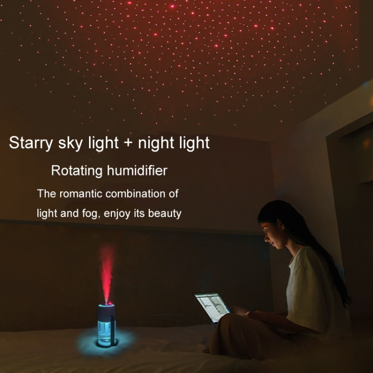 280ml Star Projection Light Humidifier USB Car Diffuser Humidifier Household Hydrating Atomizer, Color: Rotating White - free shipping - PMC TechLife - Order now!