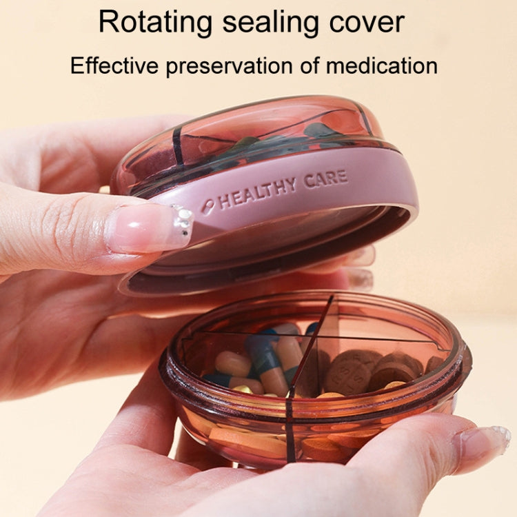 Mini Portable Double Compartment Sealed Medicine Organizer(Blue) - free shipping - PMC TechLife - Order now!