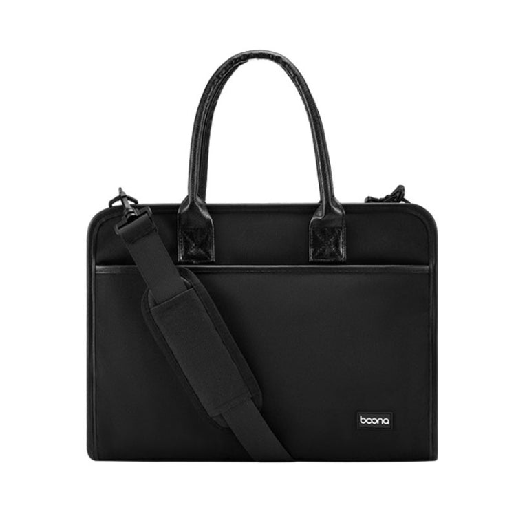 Baona BN-I009 14-inch Large-capacity Shock-absorbing And Wear-resistant Laptop Bag(Black) - free shipping - PMC Jewellery - Order now!