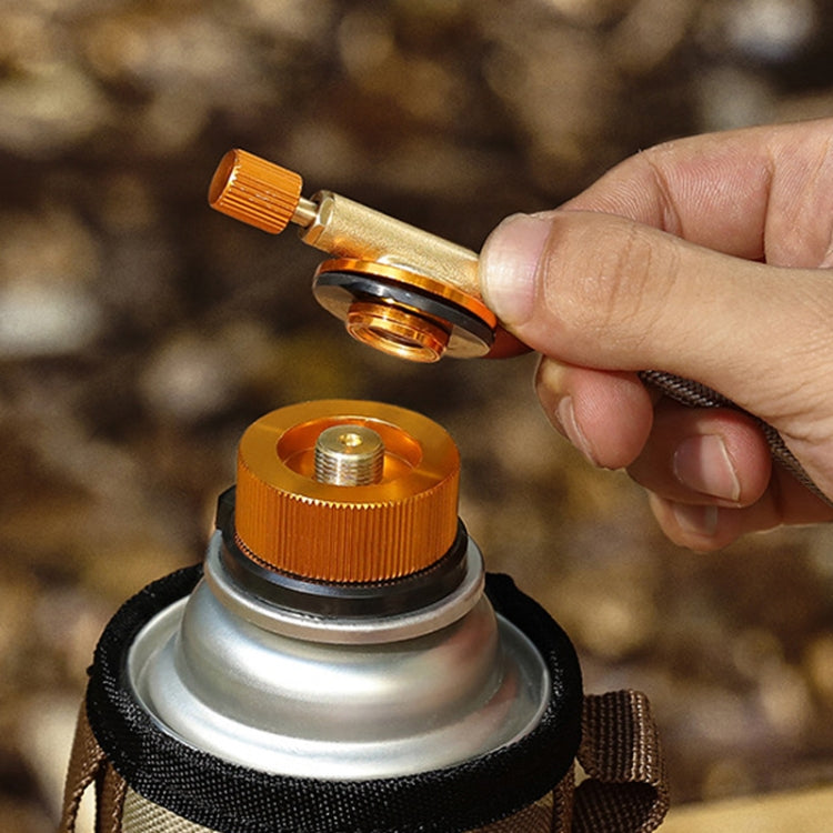 Outdoor Camping Gas Cylinder Adapter Stove Connector Closed Snap Gas Canister Converter, Color: Small Yellow - free shipping - PMC TechLife - Order now!