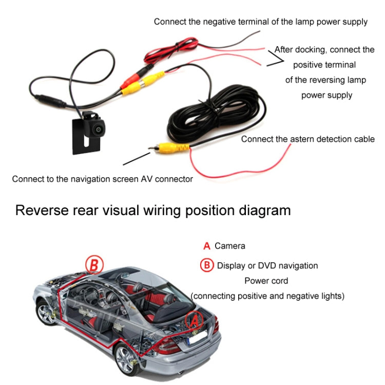 Car AHD Rear View High Definition Night Vision Reversing Camera, Specifications: CCD - Rear View Cameras by PMC TechLife | Online Shopping South Africa | PMC TechLife | Buy Now Pay Later Mobicred