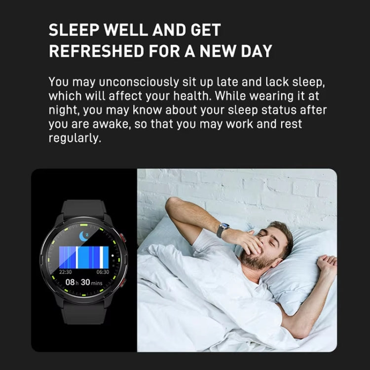 Outdoor GPS Sport Watch 1.32inch HD Round Screen Multi Sport Mode Smartwatch(Black) - free shipping - PMC TechLife - Order now!