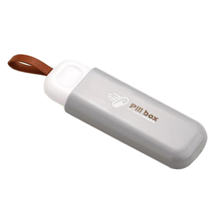 Portable Mini 3 Grids Pill Box Travel Sealed Moisture-proof Medicine Dispenser Pill Storage Box(Grey) - free shipping - PMC TechLife - Order now!