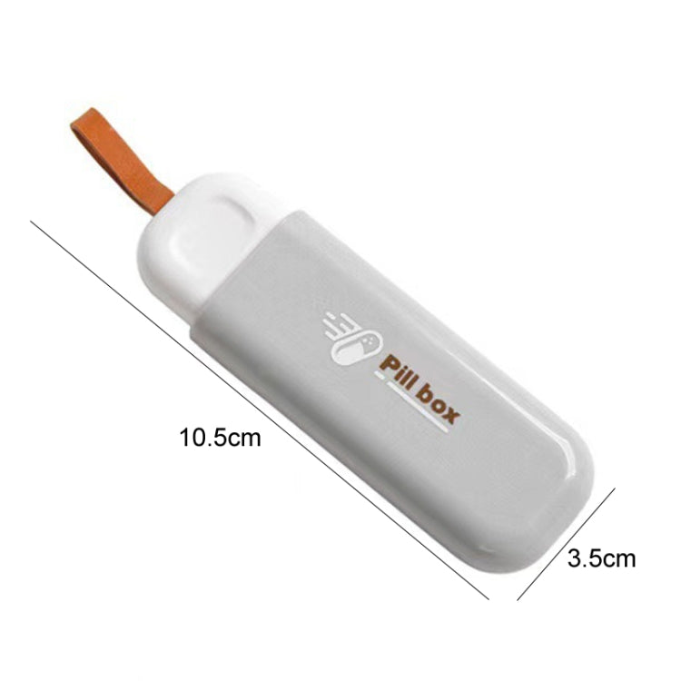 Portable Mini 3 Grids Pill Box Travel Sealed Moisture-proof Medicine Dispenser Pill Storage Box(White) - free shipping - PMC TechLife - Order now!