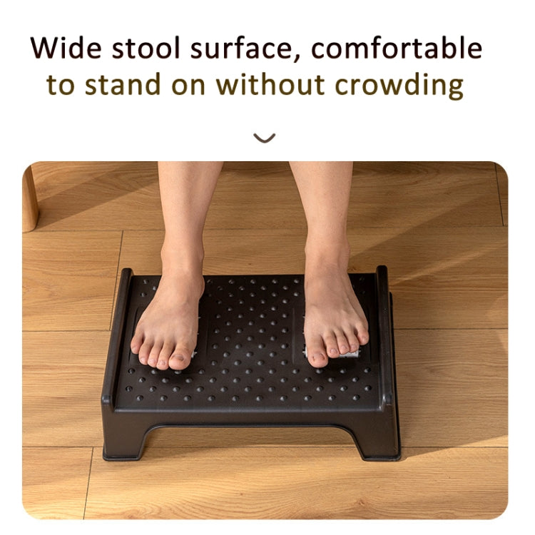 Double-row Roller Massage Foot Pedal Footrest Under the Table(Black) - free shipping - PMC TechLife - Order now!