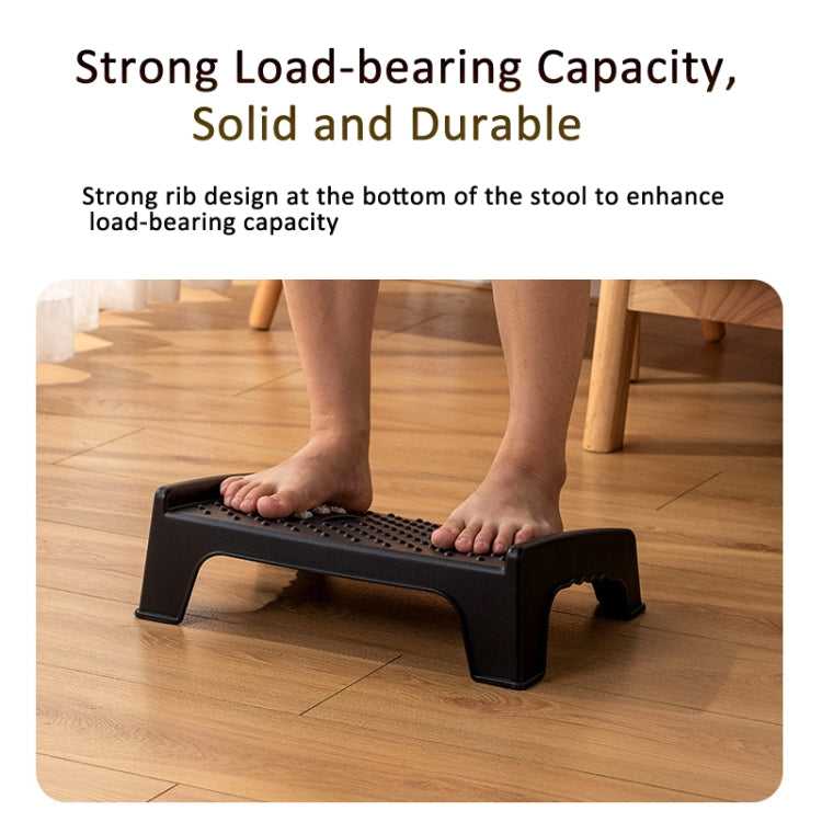 Double-row Roller Massage Foot Pedal Footrest Under the Table(Black) - free shipping - PMC TechLife - Order now!