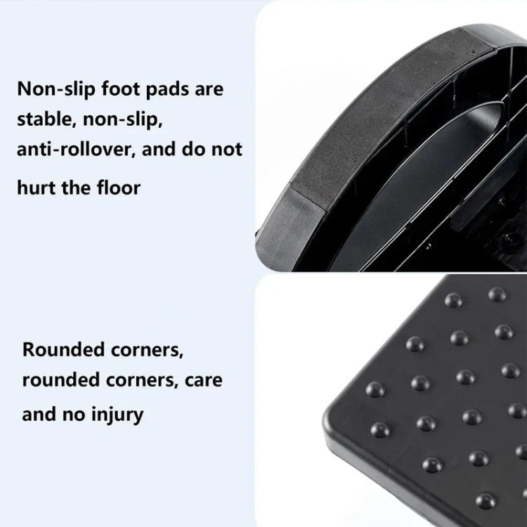 Office Footrest Footstool Under Desk Step Stool(Gray) - free shipping - PMC TechLife - Order now!