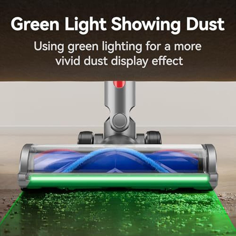 For Dyson V7 V8 V10 V11 V15 Soft Velvet Suction Head With Full Range Dust Display Light - For Dyson Accessories by PMC TechLife | Online Shopping South Africa | PMC TechLife | Buy Now Pay Later Mobicred