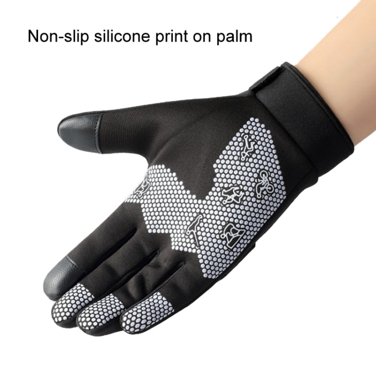 LANYIER Fall Winter Men Outdoor Motorcycle Gloves Riding Warm Windproof Anti-Slip Waterproof Touch Screen Gloves, Size: Average(Blue) - Safety Gloves by LANYIER | Online Shopping South Africa | PMC TechLife | Buy Now Pay Later Mobicred