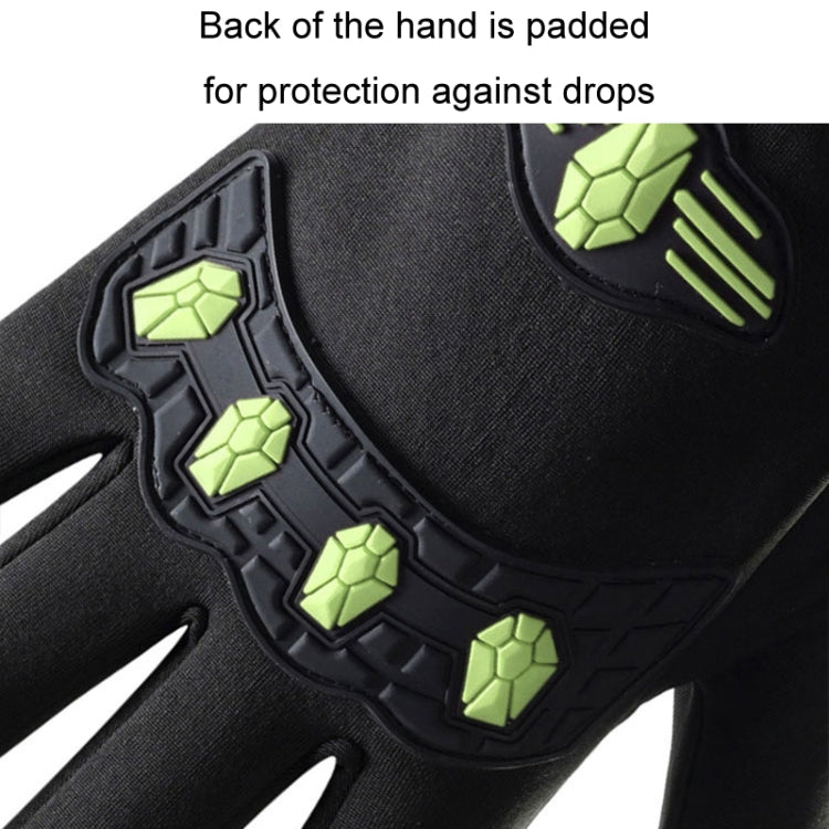 LANYIER Fall Winter Men Outdoor Motorcycle Gloves Riding Warm Windproof Anti-Slip Waterproof Touch Screen Gloves, Size: Average(Blue) - Safety Gloves by LANYIER | Online Shopping South Africa | PMC TechLife | Buy Now Pay Later Mobicred