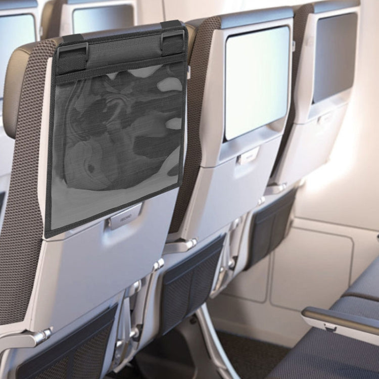 Car Seat Back Waterproof Transparent Tablet Storage Bag(Black) - Stowing Tidying by PMC Jewellery | Online Shopping South Africa | PMC Jewellery | Buy Now Pay Later Mobicred