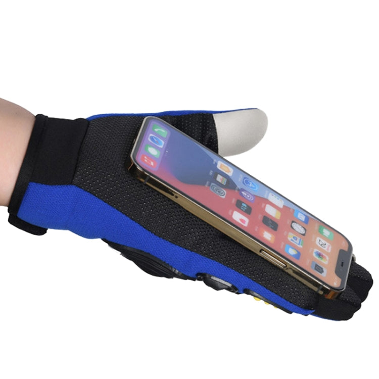 Motorcycle Gloves Men Riding Racing Anti-Slip Hard Shell Outdoor Full Finger Touchscreen Gloves, Size: Average(Black) - free shipping - PMC TechLife - Order now!