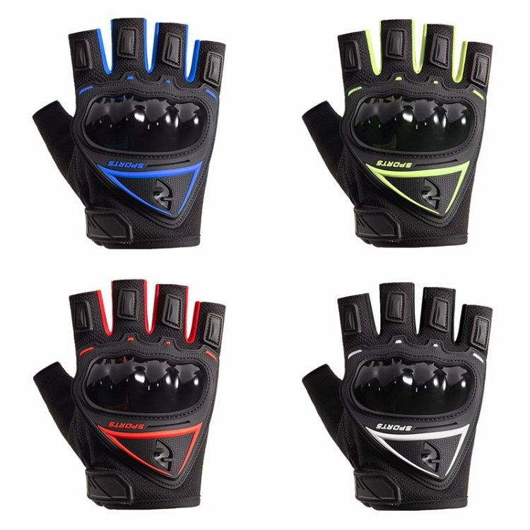 Motorcycle Protection Half Finger Gloves Men Outdoor Riding Sports Tactical Hiking Gloves, Size: Average(Gray) - Safety Gloves by PMC TechLife | Online Shopping South Africa | PMC TechLife | Buy Now Pay Later Mobicred