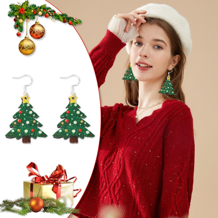Christmas Element Cartoon Decoration Earrings Shiny Earrings, Spec: Elk - free shipping - PMc TechLife - Order now!