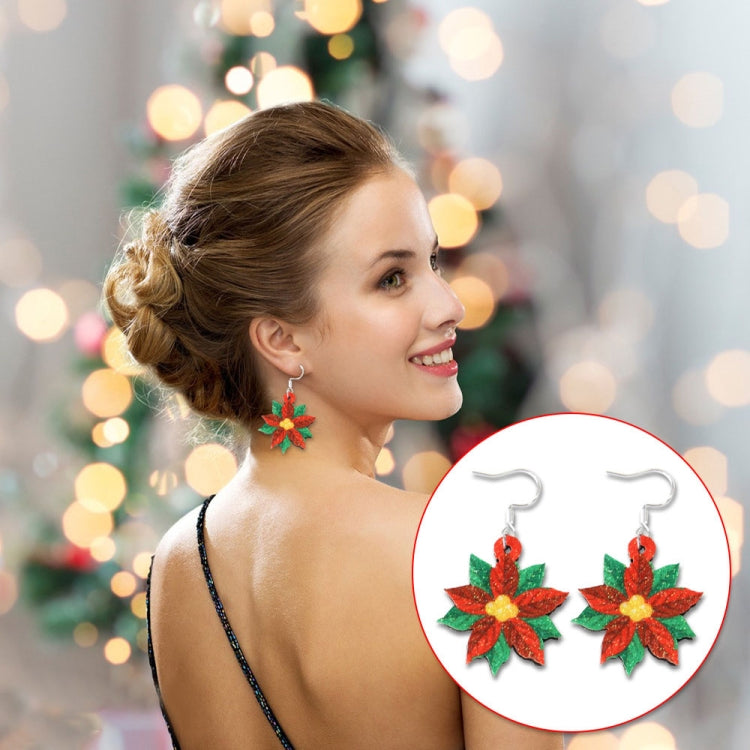 Christmas Element Cartoon Decoration Earrings Shiny Earrings, Spec: Bell - free shipping - PMc TechLife - Order now!