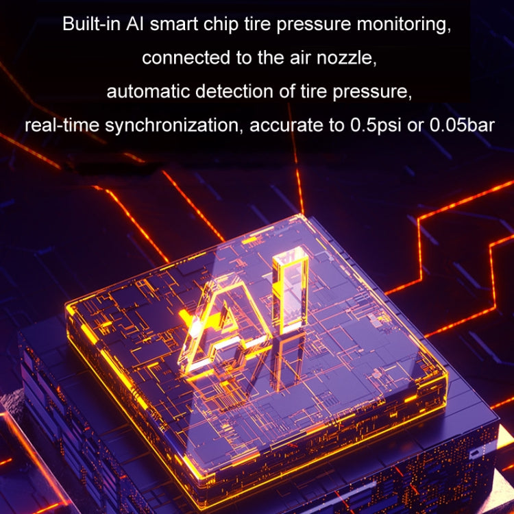 Electric Vehicle Lighting Tire Air Pump Tire Pressure Detection(Wired Model) - free shipping - PMC Jewellery - Order now!