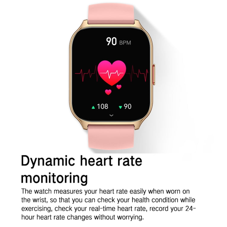 Blood Oxygen / Sleep / Heart Rate Health Monitoring Smart Watch Square Sports Watch(Silver Gray) - Smart Watches by PMC TechLife | Online Shopping South Africa | PMC TechLife | Buy Now Pay Later Mobicred
