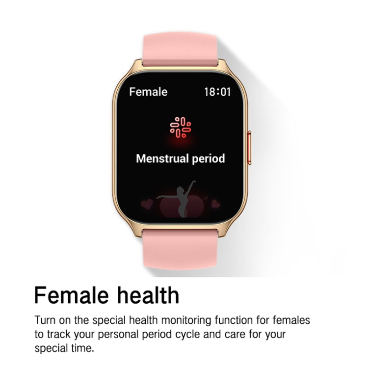 Blood Oxygen / Sleep / Heart Rate Health Monitoring Smart Watch Square Sports Watch(Black) - Smart Watches by PMC TechLife | Online Shopping South Africa | PMC TechLife | Buy Now Pay Later Mobicred