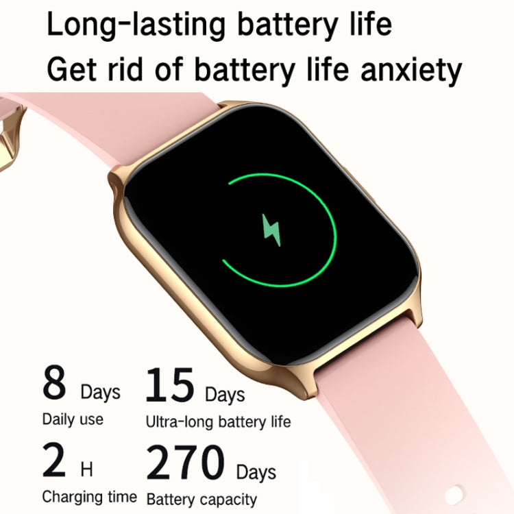 Blood Oxygen / Sleep / Heart Rate Health Monitoring Smart Watch Square Sports Watch(Black) - Smart Watches by PMC TechLife | Online Shopping South Africa | PMC TechLife | Buy Now Pay Later Mobicred