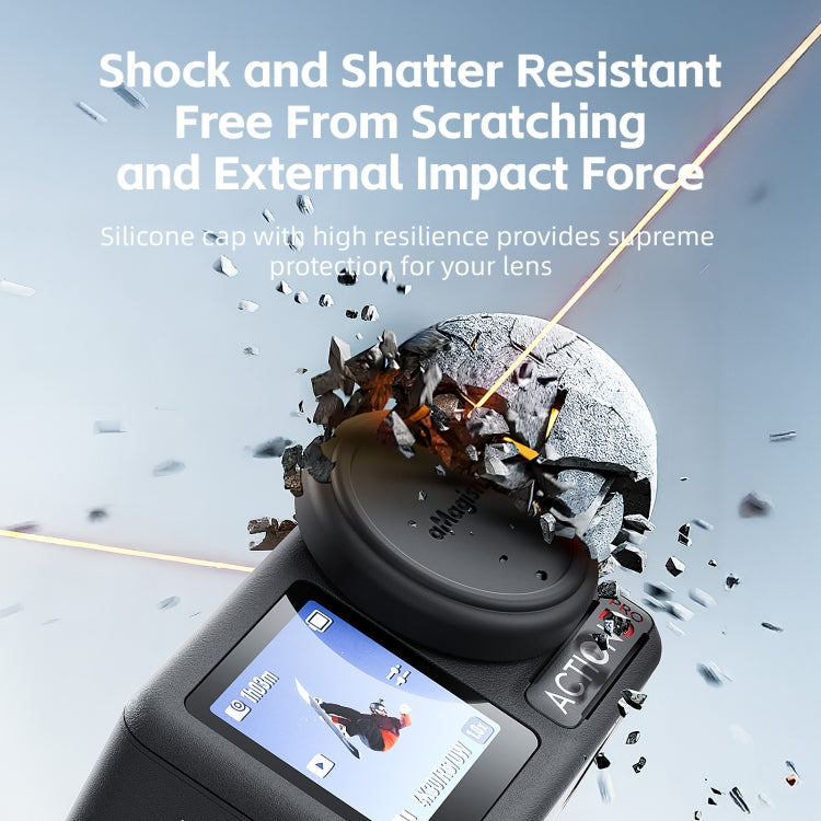 For DJI Osmo Action 5 Pro / 4 / 3 aMagisn Silicone Lens Protective Cover - free shipping - PMC TechLife - Order now!