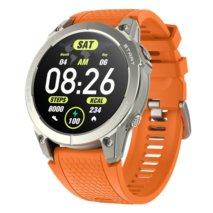 Outdoor Sports Smart Watch 1.43 Inch Ultra HD AMOLED Screen Bluetooth Talking Watch(Orange) - Smart Watches by PMC TechLife | Online Shopping South Africa | PMC TechLife | Buy Now Pay Later Mobicred