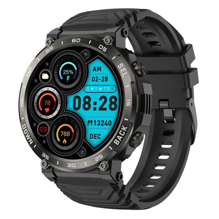 Bluetooth Talk Outdoor Pedometer Exercise Heart Rate Sleep Monitoring Smart Watch(Black) - Smart Watches by PMC TechLife | Online Shopping South Africa | PMC TechLife | Buy Now Pay Later Mobicred