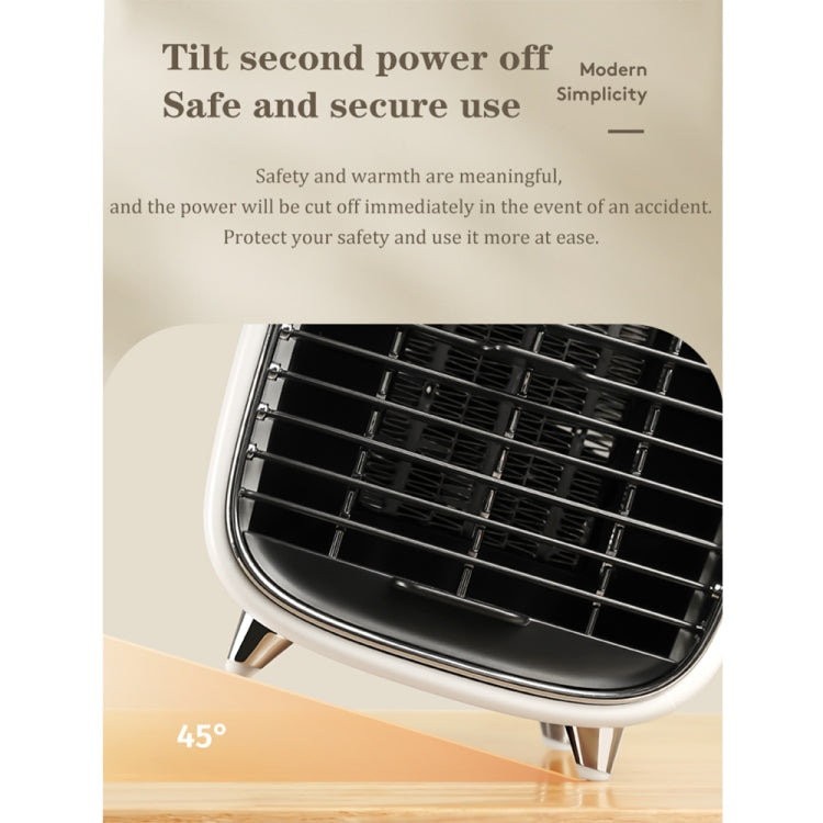 Y36 Mini Portable Desktop Heater Home Office Electric Heater, Color: EU Plug White - Electric Heaters by PMC TechLife | Online Shopping South Africa | PMC TechLife | Buy Now Pay Later Mobicred