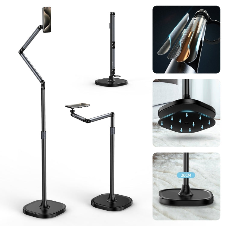 TELESIN P3-FS-01 Phone Video Live Streaming Magsafe Magnetic Mount(Floor) - Stand by TELESIN | Online Shopping South Africa | PMC TechLife | Buy Now Pay Later Mobicred