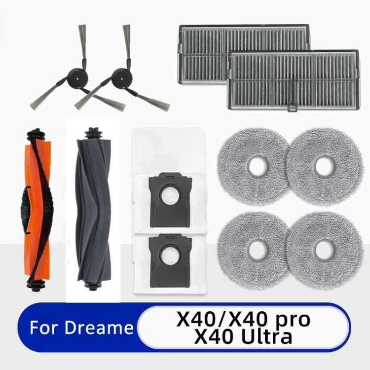 For Dreame X40 Pro / X40 Ultra Robot Vacuum Replacement, Spec: Bristle Brush - For Xiaomi Accessories by PMc TechLife | Online Shopping South Africa | PMc TechLife | Buy Now Pay Later Mobicred