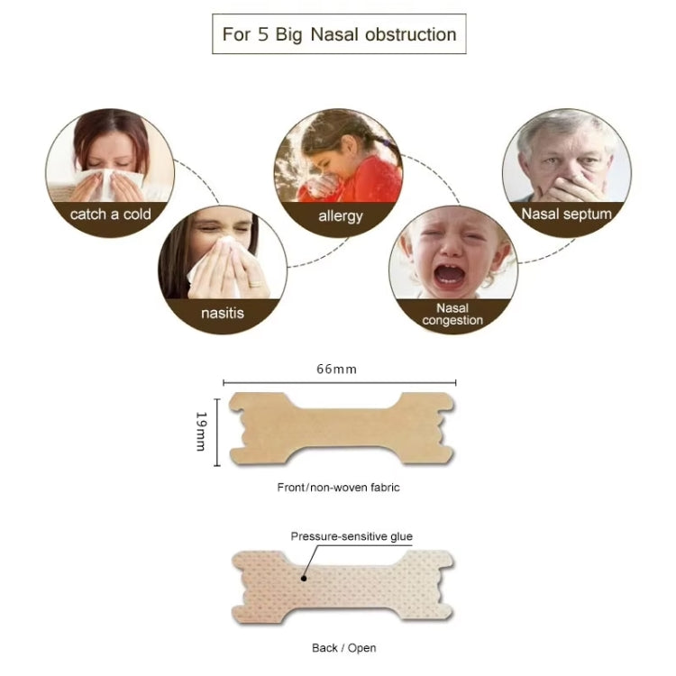 30pcs /Pack 66 X 19mm Nasal Strips To Improve Sleep, Reduce Snoring And Relieve Nose Congestion - free shipping - PMC TechLife - Order now!