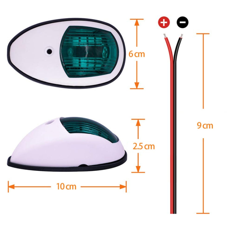 Marine Navigation Warning Light Signal LED Yacht Light, Color: Silver Shell Red - Marine Accessories & Parts by PMC Jewellery | Online Shopping South Africa | PMC Jewellery | Buy Now Pay Later Mobicred