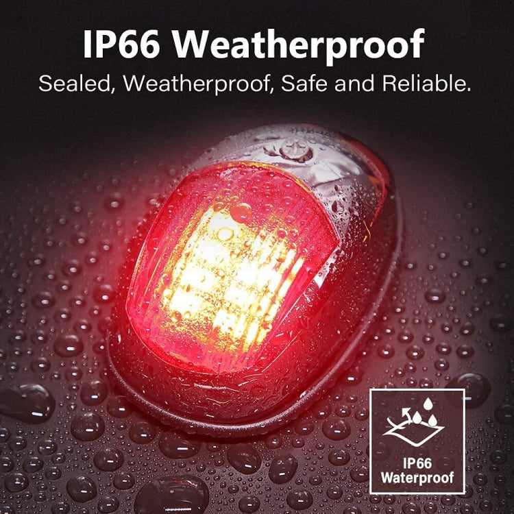 Marine Navigation Warning Light Signal LED Yacht Light, Color: Silver Shell Red - Marine Accessories & Parts by PMC Jewellery | Online Shopping South Africa | PMC Jewellery | Buy Now Pay Later Mobicred