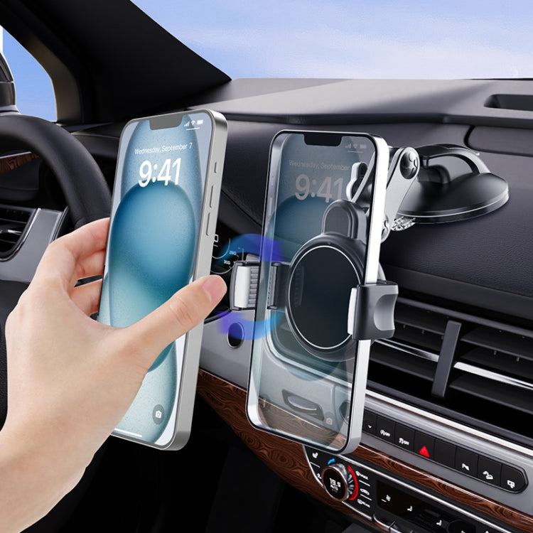 Central Control Instrument Panel Car Navigation Universal Phone Holder, Model: X24-6 Clip Suction Cup - Universal Car Holders by PMc TechLife | Online Shopping South Africa | PMc TechLife | Buy Now Pay Later Mobicred