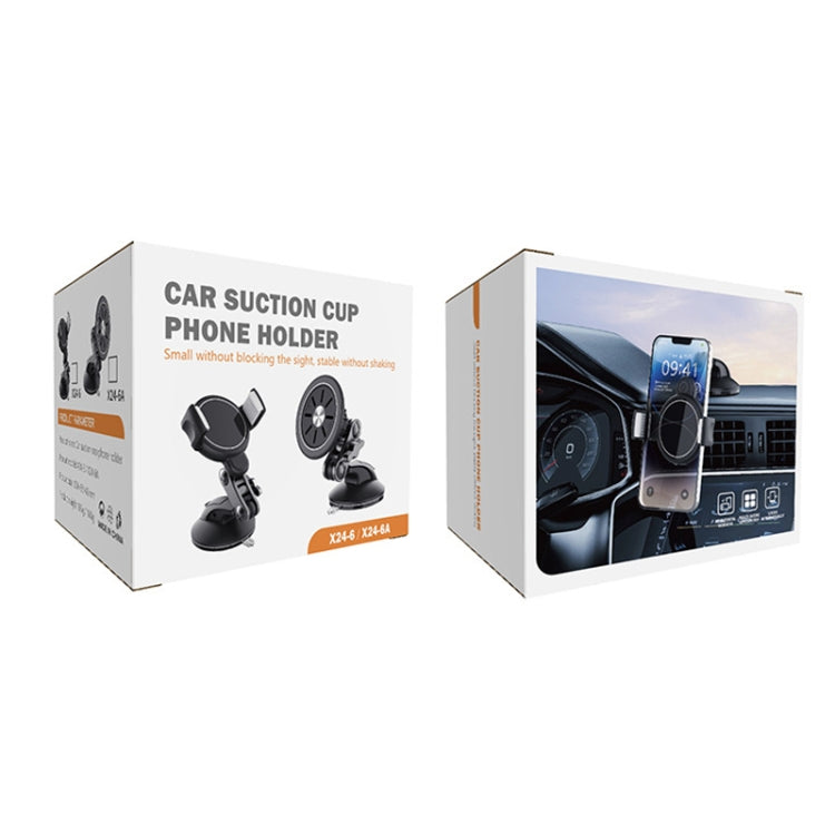 Central Control Instrument Panel Car Navigation Universal Phone Holder, Model: X24-6 Clip Suction Cup - Universal Car Holders by PMc TechLife | Online Shopping South Africa | PMc TechLife | Buy Now Pay Later Mobicred