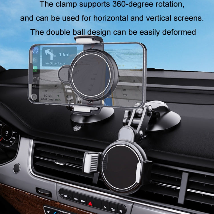 Central Control Instrument Panel Car Navigation Universal Phone Holder, Model: X24-6 Clip Suction Cup - Universal Car Holders by PMc TechLife | Online Shopping South Africa | PMc TechLife | Buy Now Pay Later Mobicred