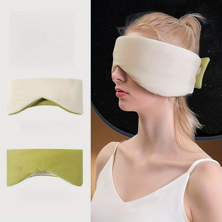 Dual-use Double-sided Eye Mask Earmuffs All-inclusive Noise Reduction Eye Protection Mask(Cold Pink+Warm Light Gray) - free shipping - PMC TechLife - Order now!
