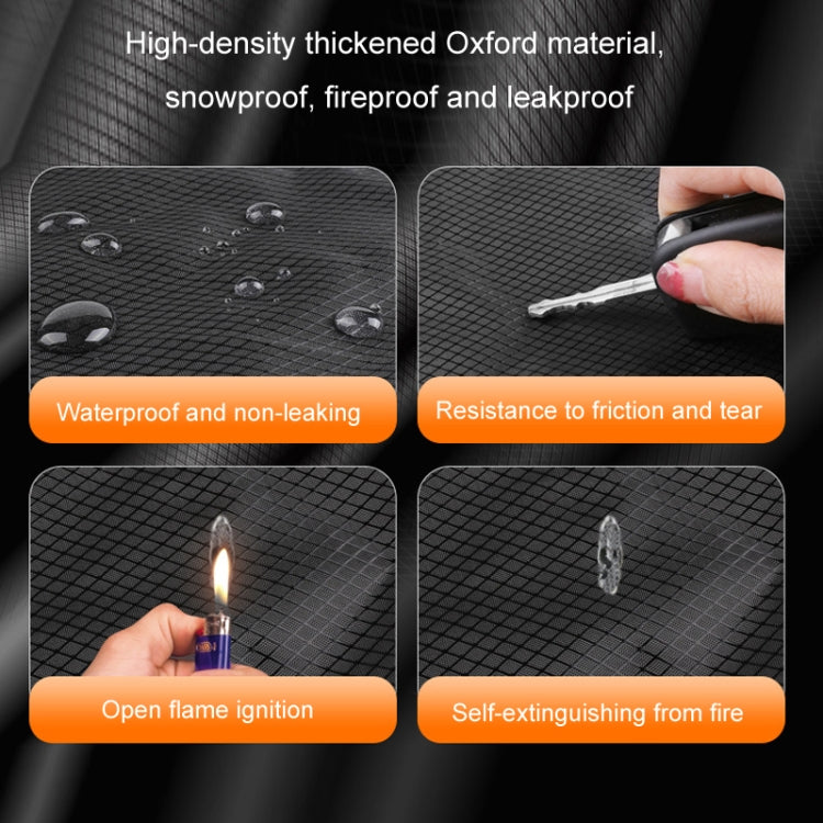 Car Magnetic Front Sunscreen Waterproof Thick Snow Shield(Orange) - Window Foils & Solar Protection by PMC Jewellery | Online Shopping South Africa | PMC Jewellery | Buy Now Pay Later Mobicred