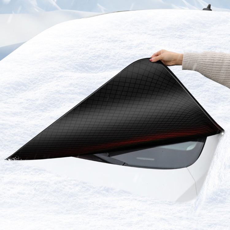 Car Magnetic Front Sunscreen Waterproof Thick Snow Shield(Green) - Window Foils & Solar Protection by PMC Jewellery | Online Shopping South Africa | PMC Jewellery | Buy Now Pay Later Mobicred