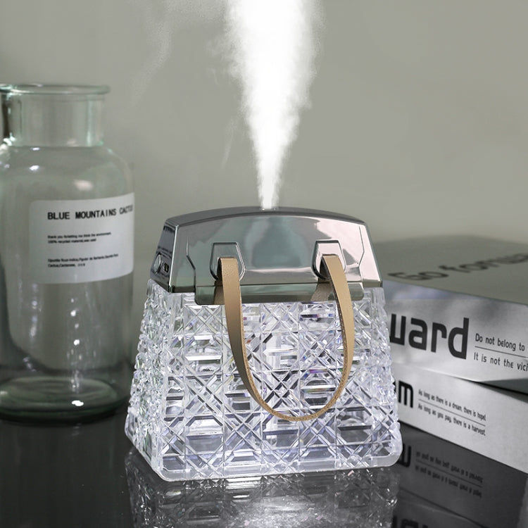 Desktop Small Crystal Bag Humidifier Aroma Ambient Lighting, Color: Blue Plug-in - free shipping - PMC TechLife - Order now!
