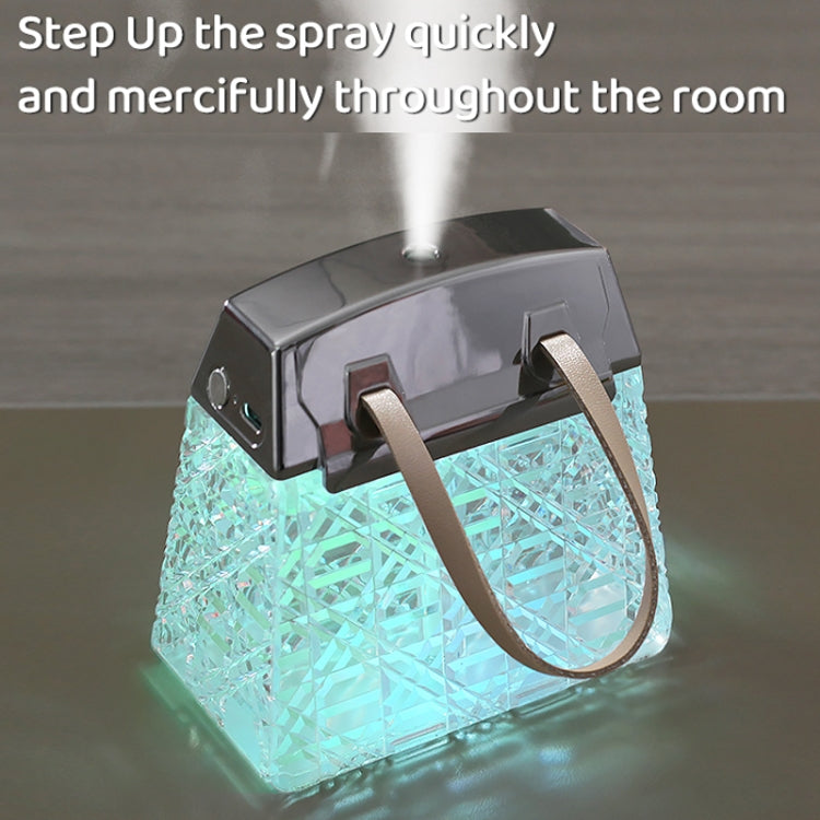 Desktop Small Crystal Bag Humidifier Aroma Ambient Lighting, Color: Blue Plug-in - free shipping - PMC TechLife - Order now!
