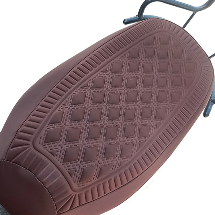 Medium Electrical Bike Warm Breathable Non-Slip Cushion Cover(Brown) - Seat Covers by PMc TechLife | Online Shopping South Africa | PMc TechLife | Buy Now Pay Later Mobicred