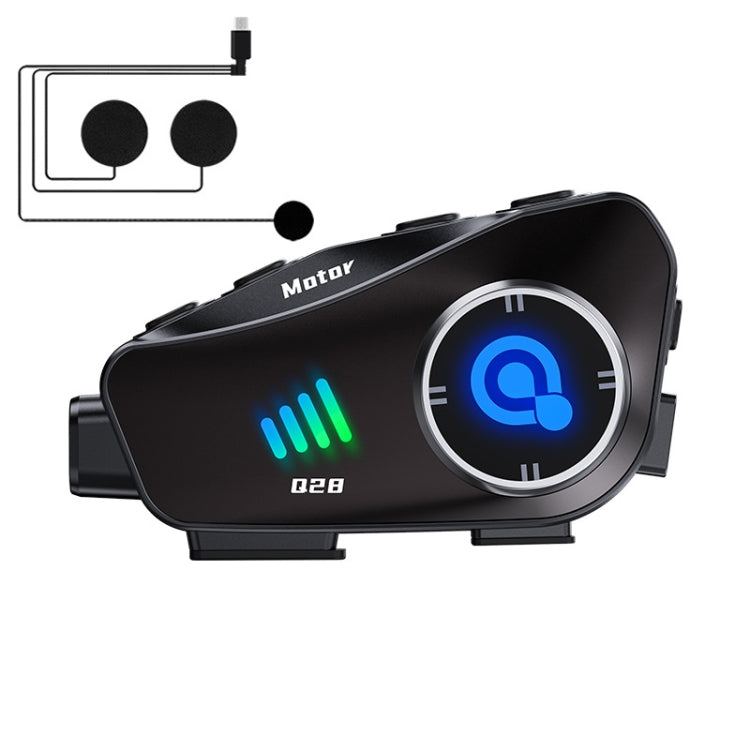 KUQIBAO Q28 Motorcycle Riding Helmet Bluetooth-compatible Headset Recorder(Soft Microphone) - free shipping - PMC TechLife - Order now!
