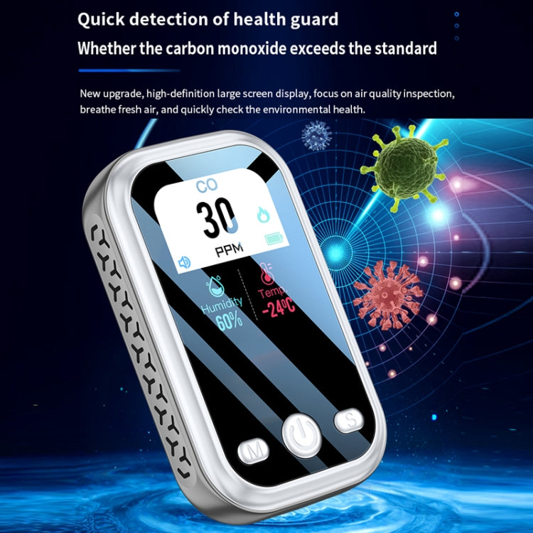 Portable Carbon Monoxide Detector Outdoor Home Detection Alarm(Gray) - Air & Water Quality Tester by PMC TechLife | Online Shopping South Africa | PMC TechLife | Buy Now Pay Later Mobicred