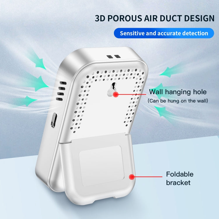 3 In 1 Multifunctional Portable Carbon Monoxide Detector(Black) - Air & Water Quality Tester by PMC TechLife | Online Shopping South Africa | PMC TechLife | Buy Now Pay Later Mobicred
