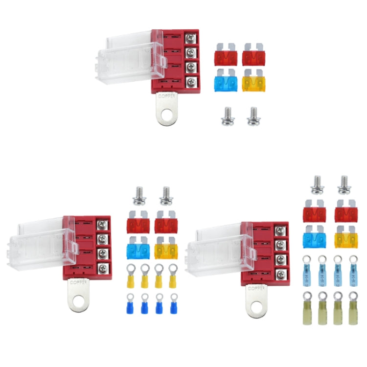 4-way RV Yacht Ignition Protection Battery Terminal Fuse Block, Specification: One - free shipping - PMC Jewellery - Order now!