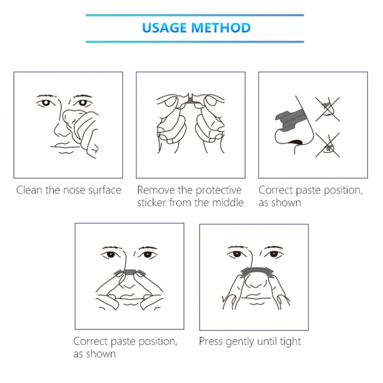 30pcs /Pack Transparent Nasal Strips To Improve Sleep, Reduce Snoring 66x19mm - free shipping - PMC TechLife - Order now!